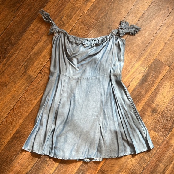 Lovers + Friends Tessa Chambray Mini Dress new - Picture 7 of 7